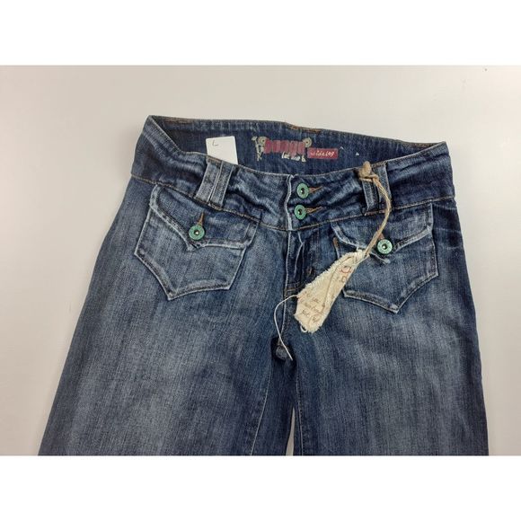 BONGO LET ME B WIDE LEG JEANS SZ 3 X 32 - Picture 3 of 7